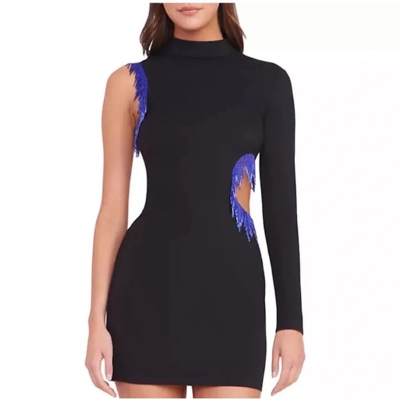 STAUD Dresses & Skirts - STAUD Kirsten beaded mini dress